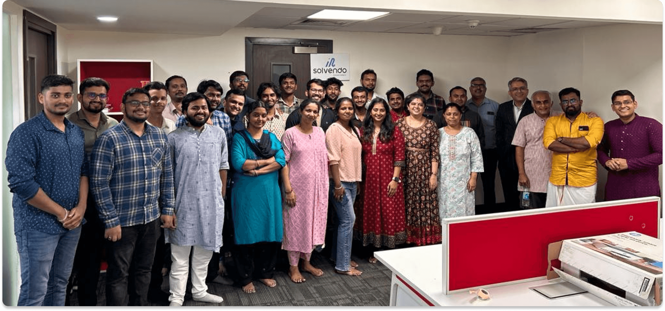 Solvendo team group photo